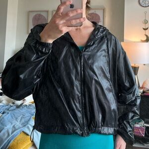 ALO yoga cropped full zip